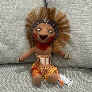 5/$15 NWOT Disney The Lion King Broadway Musical Stuffed Animal Plush